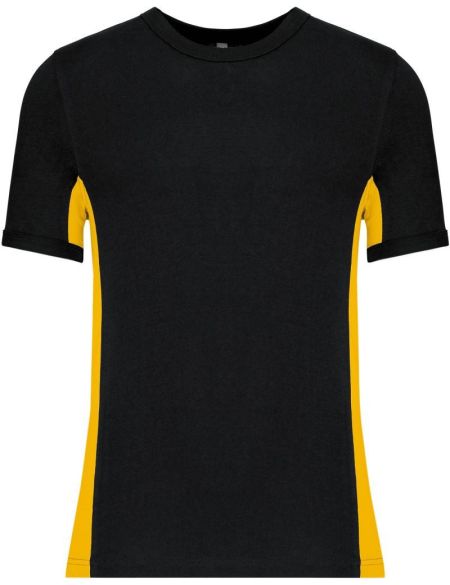Tričko 2-barevné tričko Tiger Kariban K340 black/yellow