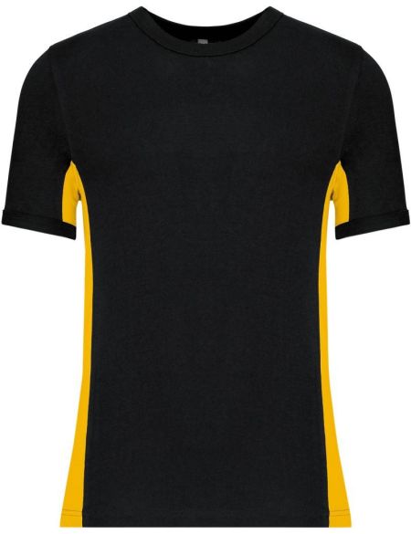 Tričko 2-barevné tričko Tiger Kariban K340 black/yellow