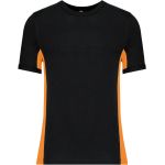 Tričko 2-barevné tričko Tiger Kariban K340 black/orange