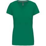 Tričko dámské s výstřihem do V Kariban K381 kelly green