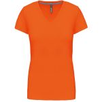 Tričko dámské s výstřihem do V Kariban K381 orange