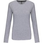 Tričko dámské s dlouhým rukávem Kariban K383 oxford grey