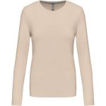 Tričko dámské s dlouhým rukávem Kariban K383 light sand