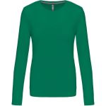 Tričko dámské s dlouhým rukávem Kariban K383 kelly green