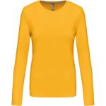 Tričko dámské s dlouhým rukávem Kariban K383 yellow