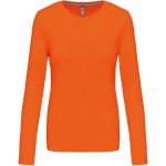 Tričko dámské s dlouhým rukávem Kariban K383 orange