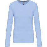 Tričko dámské s dlouhým rukávem Kariban K383 sky blue