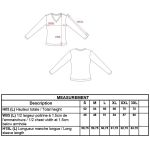 Damen-T-Shirt mit langen Ärmeln und V-Ausschnitt Kariban K382 weiß