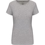Tričko dámské elastické Kariban K3013 light grey heather