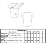 Women's elastic V-neck T-shirt Kariban K3015 white