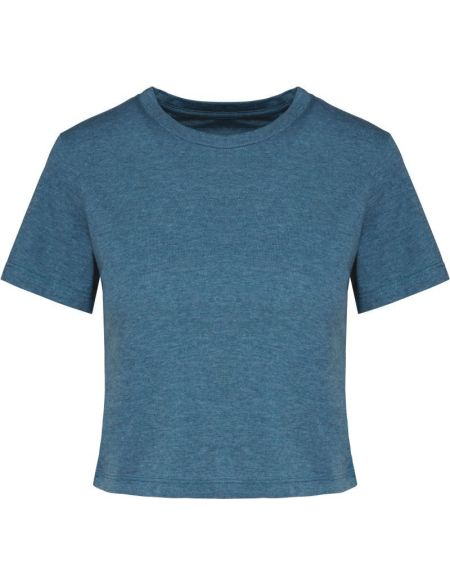Tričko crop top dámské sportovní Kariban ProAct PA4022 white