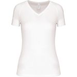 Tričko dámské sportovní s výstřihem do V Kariban ProAct PA477 white
