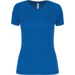 Tričko dámské sportovní s výstřihem do V Kariban ProAct PA477 sporty royal blue