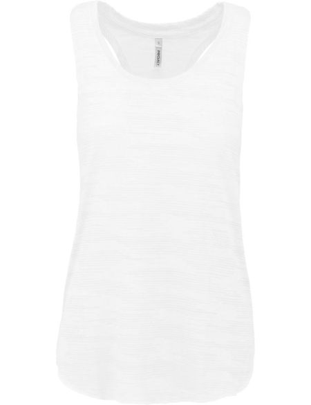 Women's sports tank top Kariban ProAct PA4009 white