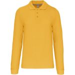 Polokošile pánská piqué s dlouhým rukávem Kariban K243 yellow