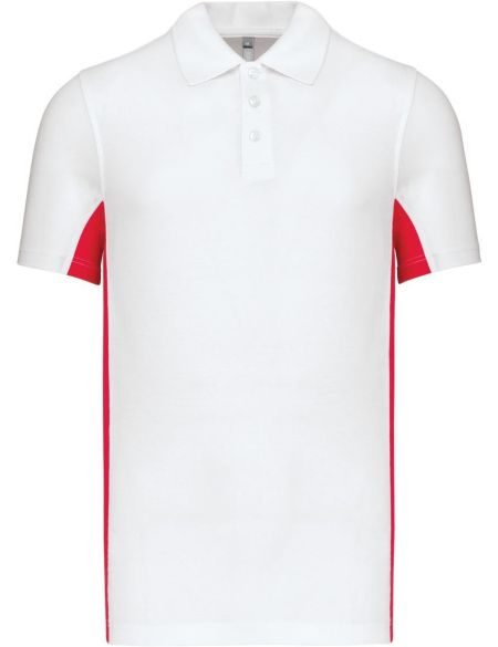 Polokošile pánská 2-barevné piqué sportovní Flag