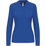 Polokošile dámská piqué s dlouhým rukávem Kariban K244 light royal blue