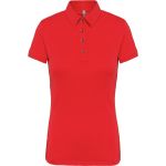 Women's jersey polo shirt Kariban K263 red