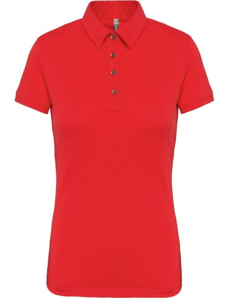 Women's jersey polo shirt Kariban K263 red