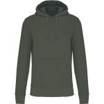 Mikina pánská ekologická s kapucí Kariban K4027 dark khaki