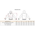 Kariban K476 white men's hooded sweatshirt