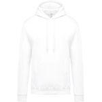 Kariban K476 white men's hooded sweatshirt