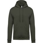 Mikina pánská s kapucí Kariban K476 dark khaki