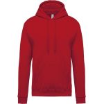Mikina pánská s kapucí Kariban K476 cherry red