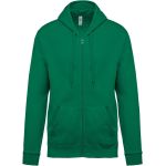 Mikina s kapucí Kariban K479 kelly green