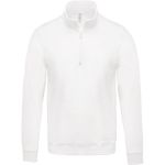 Sweatshirt with 1/4 zip Kariban K478 white