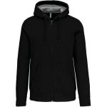 Mikina z těžké bavlny s kapucí Kariban K444 black