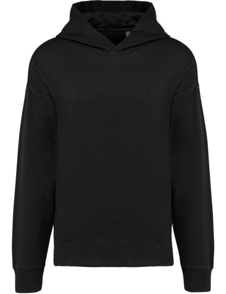 Oversized sweatshirt with hood Kariban K4018 black