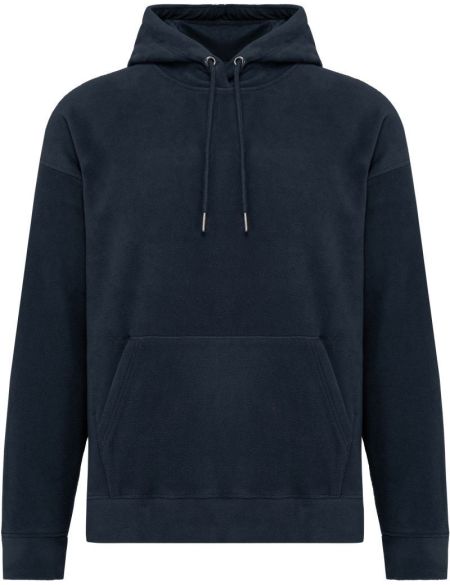Mikina unisex oversize mikrofleecová s kapucí Kariban K949 black