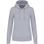 Mikina dámská ekologická s kapucí Kariban K4028 oxford grey