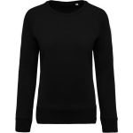 Damen-Raglan-Sweatshirt aus Bio-Baumwolle Kariban K481 schwarz