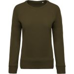 Mikina dámská raglánová z bio bavlny Kariban K481 mossy green