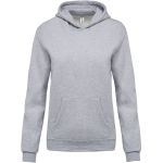 Mikina dětská s kapucí Kariban K477 oxford grey