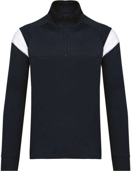 Mikina tréninková s 1/4 zipem Kariban ProAct PA387 black/sporty grey