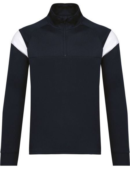 Mikina dětská tréninková s 1/4 zipem Kariban ProAct PA388 black/sporty grey