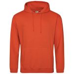 Mikina Just Hoods College Hoodie AWJH001 burnt orange