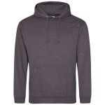 Mikina Just Hoods College Hoodie AWJH001 charcoal