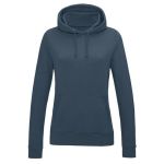 Just Hoods Women's College Hoodie AWJH001F airforce blue