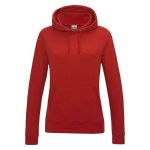 Mikina dámská Just Hoods Women´s College Hoodie AWJH001F fire red
