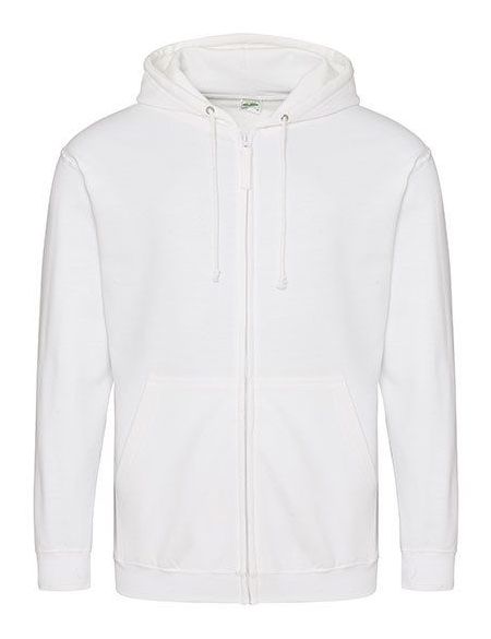 Mikina s kapucí Just Hoods Zoodie AWJH050 arctic white