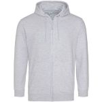 Mikina s kapucí Just Hoods Zoodie AWJH050 ash heather