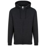 Mikina s kapucí Just Hoods Zoodie AWJH050 black smoke