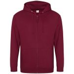 Mikina s kapucí Just Hoods Zoodie AWJH050 burgundy