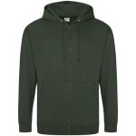 Mikina s kapucí Just Hoods Zoodie AWJH050 forest green