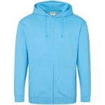 Mikina s kapucí Just Hoods Zoodie AWJH050 hawaiian blue