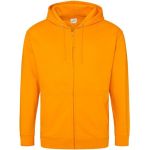 Mikina s kapucí Just Hoods Zoodie AWJH050 orange crush